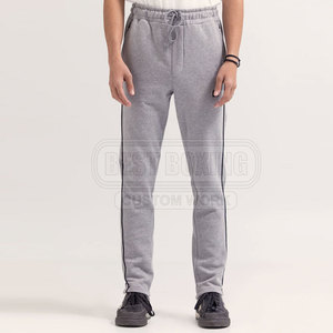 Pantalones casuales de corte recto para hombre con tela elástica ideal para viajes o trabajo pantalones casuales para hombre - Product Image 1