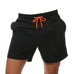 Shorts d'été en coton de couleur unie Shorts décontractés pour hommes pantalons de plage pantalons de survêtement surdimensionnés amples personnalisés pantalons courts pour hommes - Product Image 3