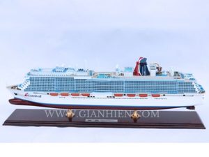 Gia Nhien fabricante diseño personalizado bajo MOQ carnaval barco modelo trofeo madera modelo barco alta calidad madera barco modelo hecho a mano - Product Image 2