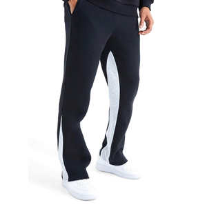 กางเกงกีฬาขายาวสำหรับผู้ชายกางเกงลำลองเอวยางยืดกางเกงวอร์มขาบานแบบเรียงซ้อนกันไซส์ใหญ่พิเศษสำหรับฤดูหนาว - Product Image 5