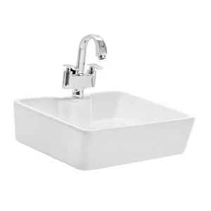 Lavabo de comptoir en pierre moderne bon marché pour salle de bain articles sanitaires en céramique vanité à montage supérieur inde - Product Image 1