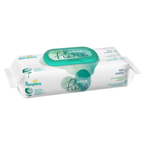 ผ้าเช็ดทำความสะอาดสำหรับทารกเนื้อสัมผัสธรรมชาติบริสุทธิ์ - Product Image 1