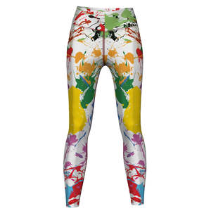 Leggings de Yoga Personalizadas con Logotipo, Tejidas, de Cintura Alta, Levanta Glúteos, Transpirables, de Secado Rápido, para Fitness, Ejercicio, Correr, Ajustadas, para Mujer - Product Image 1