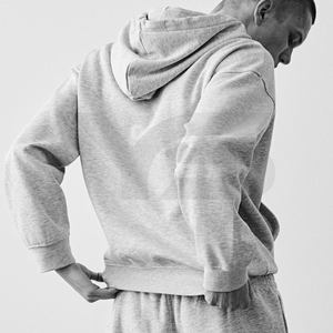 เสื้อฮู้ดผ้าคอตตอนรุ่น100% สำหรับผู้ชายเสื้อมีฮู้ดผ้าฟลีซพิมพ์โลโก้ได้ตามต้องการ - Product Image 5