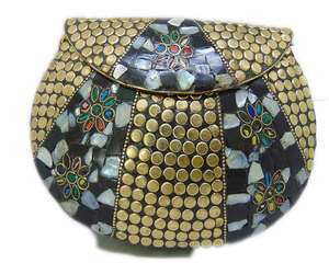 Sac à main à bandoulière pour femme, pochette de soirée en métal brillant - Product Image 1