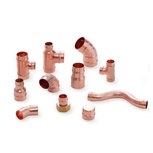 Té de réduction forgé en cuivre rouge en gros T54 * 42*54 traitement de surface de polissage climatiseur connexion de soudure tête de numéro de modèle - Product Image 2