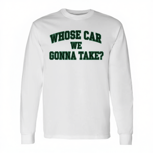 เสื้อยืดแขนยาวลายทีมวิทยาลัย ธีมการแข่งรถ รถไหนที่เราจะขับ? เสื้อแข่งขันสำหรับนักศึกษาแบบโปรโมชั่น - Product Image 2