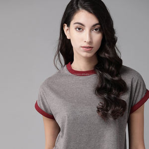 Nardon Apparel Femmes été SlimFit Crop Top 100% Coton Casual Short avec Bouton Décoration Respirant Été - Product Image 5