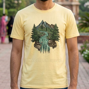 T-shirt graphique streetwear élégant pour homme, design tendance, tissu en coton doux, tenue décontractée confortable pour tous les jours, été - Product Image 5
