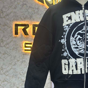 Haut fabricant client le plus demandé sweat à capuche zippé Puff imprimé fabriqué en usine prix bas sweats à capuche hommes sweats à capuche pour hommes - Product Image 4