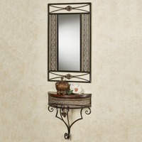 Miroir mural en métal argenté au design moderne, élégant et décoratif, pour salon, chambre, dressing, décoration intérieure moderne, mariage