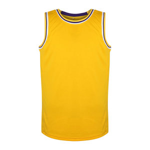 Camiseta de Baloncesto Personalizada OEM 100% Poliéster Transpirable de Secado Rápido que Absorbe la Humedad, Sin Mangas para Hombre - Product Image 1