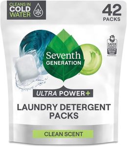 Séptima Generación, Paquetes de Detergente para Ropa Ultra Power Plus, 42 Unidades, 29.6 Onzas - Product Image 3