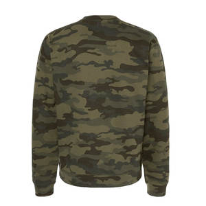 Sweatshirts à col rond camouflage pour hommes Pull en molleton épais thermique à manches longues en coton - Product Image 6