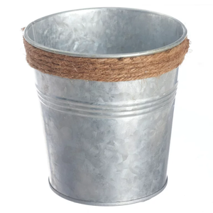 Classy <b>Galvanized</b> Metal Wine and Beverage <b>Tub</b> with Side Handle for Party Decorative Ice Buckets - Product Image 2