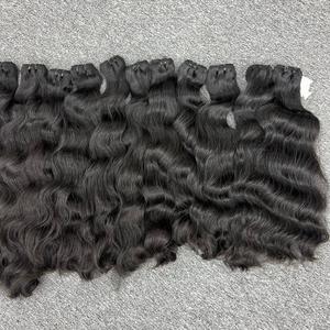 Vente en gros d'extensions de cheveux humains 100% diverses vagues naturelles dans les couleurs de trame article le plus chaud - Product Image 1