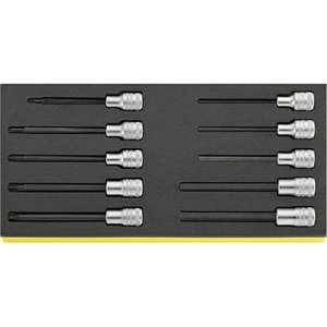 Jeu de douilles Stahlwille 1/2'' pour tournevis TCS Inlay, kit de 10 pièces - Product Image 1