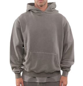 Sudadera con Capucha Extra Grande para Hombre, Impermeable, de Forro Polar, 100% Algodón, 340g, con Estampado Puff y Logotipo Personalizado en la Parte Delantera, Cómoda - Product Image 6
