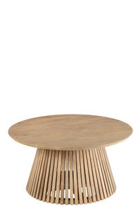Table d'appoint robuste en fer et en bois, parfaite pour une utilisation fréquente dans les zones à fort trafic tout en conservant son éclat esthétique - Product Image 5