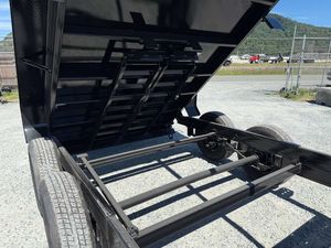 Remolque basculante hidráulico de alta capacidad 7x14 de 14 pies con motor, eje doble, para uso agrícola, de carga, utilitario, para tractor, multifuncional - Product Image 5