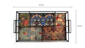 Meilleure vente Plateau à bijoux en métal fait main avec décoration idéal pour le rangement de la table de courtoisie et la décoration intérieure de la maison moderne - Product Image 6