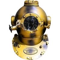 Casque de plongée Vintage Handmade Marine Divers Casque de plongée Miniature US Navy Cuivre Finition Plongée sous-marine Casque de plongeurs de l'exportateur indien