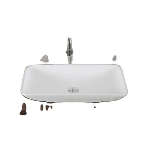 Inodoro de Dos Piezas Alargado, de Vidrio, con Descarga por Gravedad, Montado en el Suelo, Diseño Tradicional, para Uso en Baños en India - Product Image 5