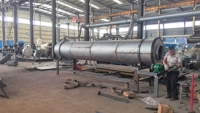 Secador de Tambor Industrial de Gran Capacidad para Metales, Maquinaria Metalúrgica, Cereales, Residuos de Yuca y Cebada