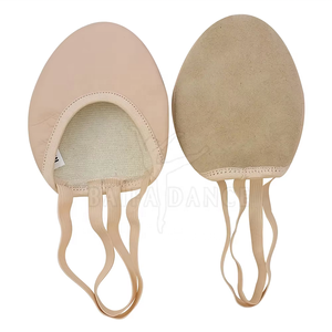 Women's Rhythmic Gymnastics Flat <b>Heel</b> <b>Dance</b> <b>Shoes</b> Half Sole Toe Pads Sheepskin Upper Microfiber Foam Padded Outsole Comfortable - Product Image 2