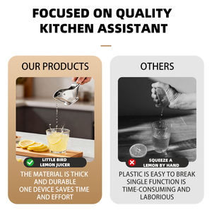Presse-agrumes manuel en aluminium durable pour citron, presse-agrumes en métal pour citron vert, <span class=keywords><strong>extracteur</strong></span> de jus de fruits pour <span class=keywords><strong>chef</strong></span> professionnel - Product Image 5