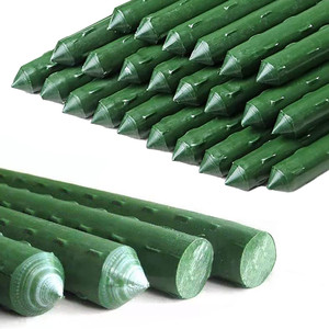 Supports pour tomates, lot de 40, 8 mm x 80 cm, supports de jardin en plastique pour concombres, supports pour plantes - Product Image 1