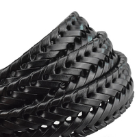 Ceintures décontractées pour hommes en cuir véritable de vache, boucle à ardillon, haute qualité, sur mesure, boucle légère en alliage, design 3D, motif à carreaux