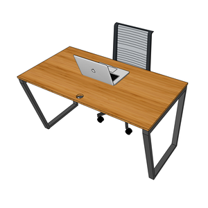 Bamboo Laptop <b>Desk</b> 140x70cm Foldable with Metal Legs for Home and School Use - Product Image 4