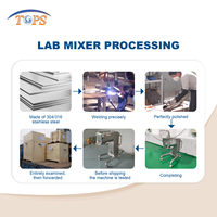 Automatische mini horizontale mixer voor bakpoeder, zetmeel, meel, tarwe, fruitpoeder, laboratoriummixer