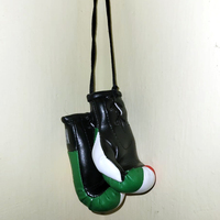 Guante de Boxeo Personalizado de Kurdistán con Logotipo, Cómodo, Antideslizante, con Cierre de Gancho y Bucle, Llavero de Cuero PU para Entrenamiento de Sparring, Regalo