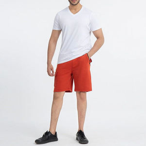 Pantalones Cortos Deportivos Casuales de Verano para Hombre, 100% Algodón, Estilo Jogger, para Entrenamiento, Correr, con Bolsillos, Diseño Sólido, Decoración con Logotipo, Nuevo - Product Image 4