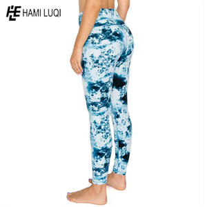 Pantalones de Yoga de cintura alta para fitness, mallas elásticas que absorben el sudor, mallas de gimnasio para mujeres para ventas al por mayor - Product Image 5