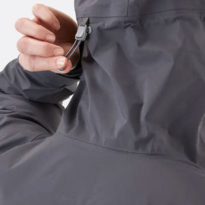 Chaqueta de lluvia cortavientos con diseño de logotipo personalizado para hombre, chaqueta de lluvia informal Unisex de tendencia superior, chaqueta de lluvia de invierno transpirable a precio barato - Product Image 5