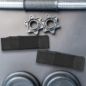 Venta al por mayor a granel figura 8 correas para levantamiento de pesas correa de levantamiento de algodón para Deadlift Pull Ups Bar correas gimnasio entrenamiento muñequeras - Product Image 4