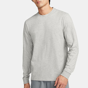 Nueva camiseta 2025 hecha a medida de poliéster/algodón para hombre, camiseta de moda de alta calidad, manga larga, sublimación ecológica - Product Image 1