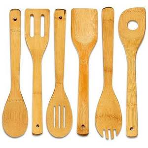 Complete <b>Wooden</b> Cooking <b>Spoon</b> <b>Set</b> With Various Shapes For Versatile Use In All Types Of Cooking Styles - Product Image 2