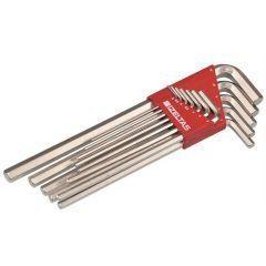 İzeltaş 4903 00 3110 Set di chiavi a brugola taglia lunga 10 pezzi - Product Image 1