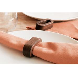 Ronds de serviette en bois ronds pour salle à manger à la maison moderne - Product Image 1