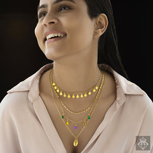 Collar de cadena en capas antideslustre PRAO - Product Image 3