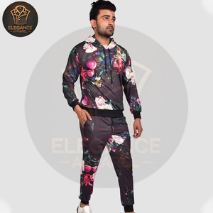 Estampado floral Buen proveedor Diseño único El más nuevo desgaste exterior Transpirable en tarifa al por mayor Nueva llegada Producto Hombres Use chándal - Product Image 1