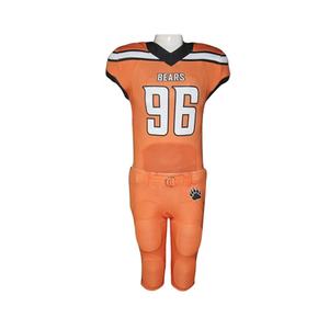 New Arrival Custom Size Custom Sublimation American <b>Football</b> Uniform Short Sleeve Slim Fit Men's Sportswear - Product Image 2