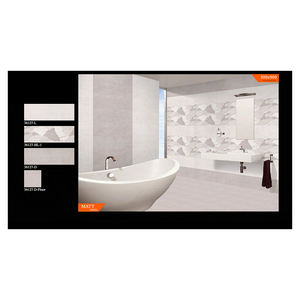 Venta al por mayor moderno 300X900mm brillante porcelana azulejos lujo mármol esmaltado cerámica Carreaux De Sol 30X90cm para sala de estar - Product Image 5