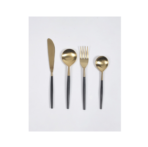 Couverts en laiton miroir cadeau Restaurant ensemble de couverts dorés en acier inoxydable pièce au design de luxe vente chaude - Product Image 5
