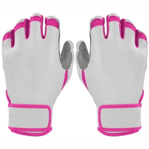 Custom Designed Logo Unisex Professional Baseball Batting <b>Gloves</b> Breathable Leather Anti-Bacterial <b>Moisture</b> Wicking Printed - Product Image 6