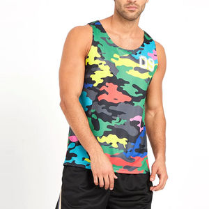 Débardeurs personnalisés pour hommes 2026, impression par sublimation, séchage rapide, respirants, avec design et logo personnalisés – Vente en gros - Product Image 2